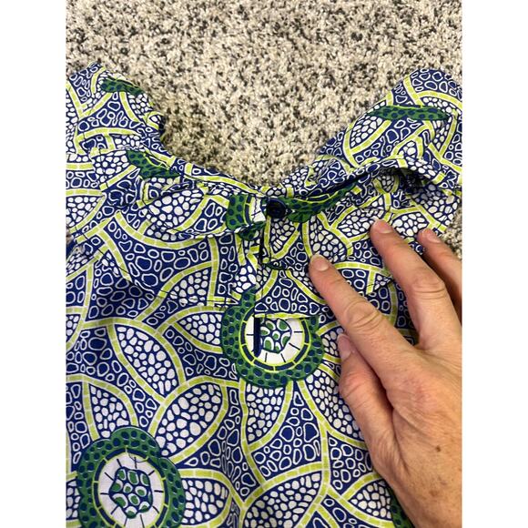 Janie & Jack x Kaavia James Floral Block Print Skirt/Matching Ruffle Tank Sz 7/8 - Picture 9 of 10